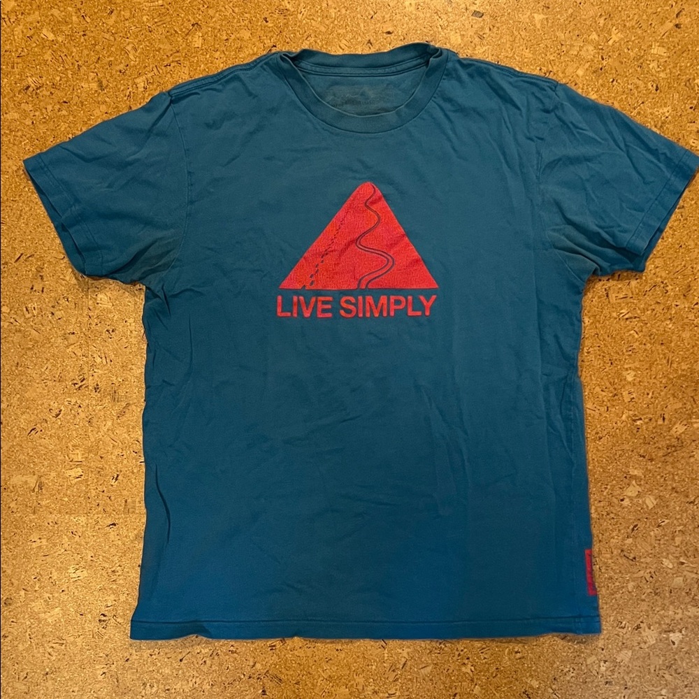 Patagonia Live Simply Vintage T-shirt | Size L | Slim Fit | Organic Cotton